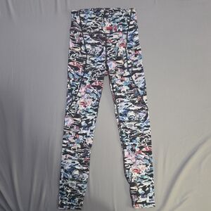 Lululemon Athletica Multicolor Abstract Leggings